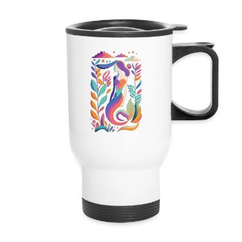 Magical Mermaid - Thermal mug with handle - white - Front