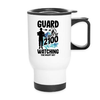 Adoptez l’appel Mission Military Time Adventure - Tasse isotherme avec poignée - blanc - Devant