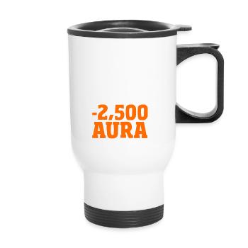 Vous avez envoyé un SMS à la mauvaise personne ?? -2500 Aura - Tasse isotherme avec poignée - blanc - Devant