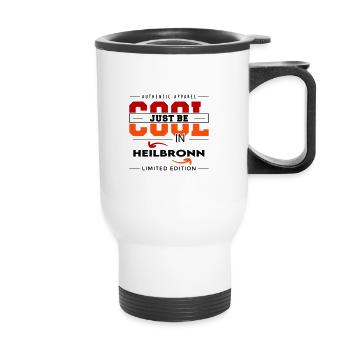 Heilbronn Meine Stadt Cool I Love Reise Tour - Thermobecher mit Tragegriff - Weiß - Vorne