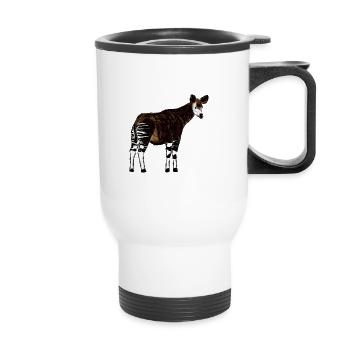 Okapi I - Thermobecher mit Tragegriff - Weiß - Vorne