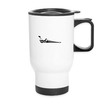 Race Dragster - Tasse isotherme avec poignée - blanc - Devant