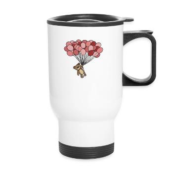Enfants - Tasse isotherme avec poignée - blanc - Devant