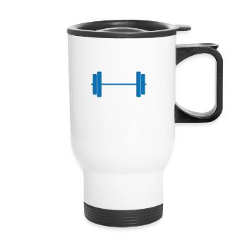 PAS DE DOULEUR PAS DE GAIN - Tasse isotherme avec poignée - blanc - Devant