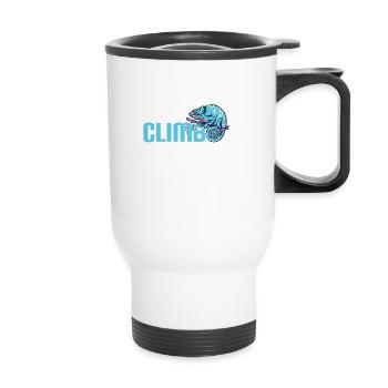 Bloc, escalade Escalade libre Salle d’escalade - Tasse isotherme avec poignée - blanc - Devant