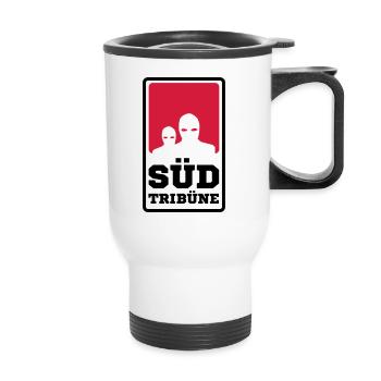 South Tribune - Thermal mug with handle - white - Front