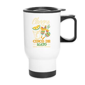 Cheers to Cinco de Mayo from Down Under - Thermobecher mit Tragegriff - Weiß - Vorne