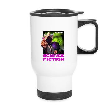 Science Fiction Saying - Thermal mug with handle - white - Front