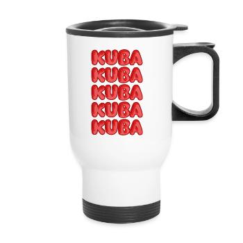 Kuba - Thermobecher mit Tragegriff - Weiß - Vorne