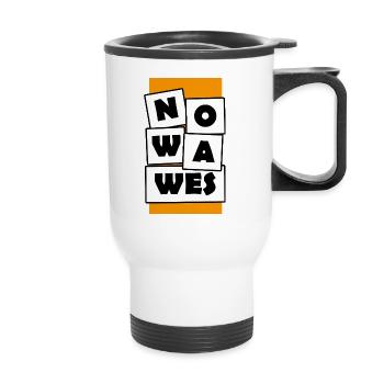NOWAWES - Thermobecher mit Tragegriff - Weiß - Vorne
