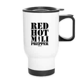 Red Hot Mili Prepper - Tasse isotherme avec poignée - blanc - Devant