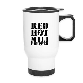 Red Hot Mili Prepper v.2 - Tasse isotherme avec poignée - blanc - Devant