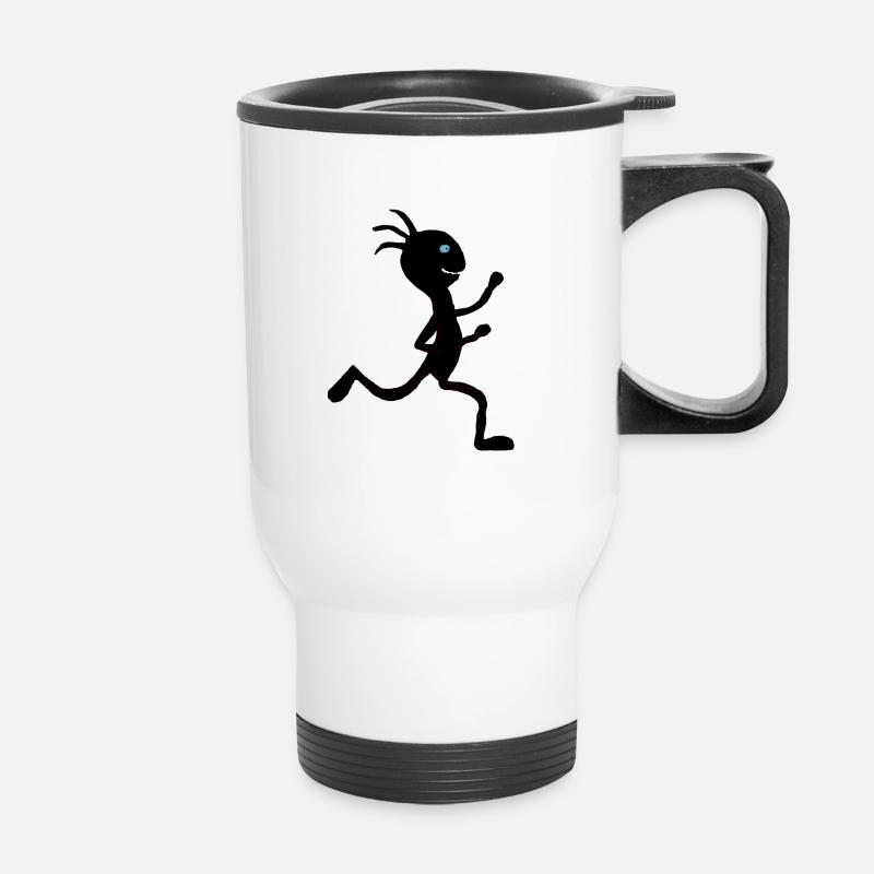 Course - Tasse isotherme avec poignée - blanc