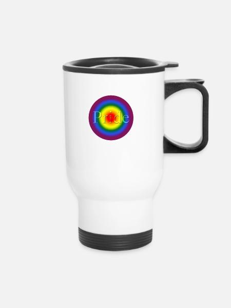 Pride - Thermobecher mit Tragegriff - Weiß