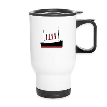 TITANIC LEGEND - Thermal mug with handle - white - Front