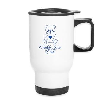 Teddy Lover Club – Cute Y2K Kawaii Design - Thermal mug with handle - white - Front