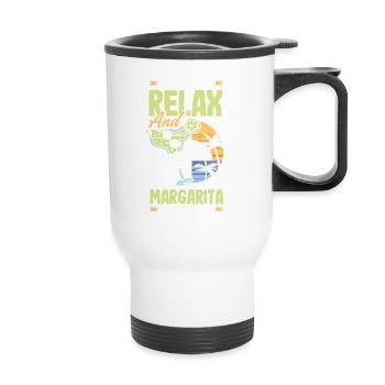 Sip Back Relax and Spice It Up Margarita Mode On - Thermal mug with handle - white - Front