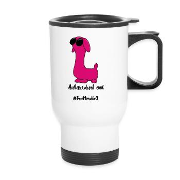 Pinky Extraterrestrial Cool - Thermal mug with handle - white - Front