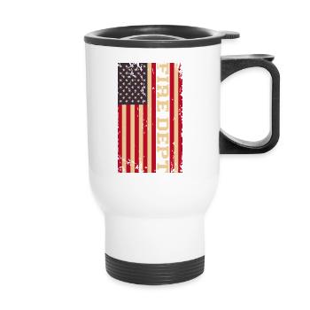 Fire brigade - Thermal mug with handle - white - Front