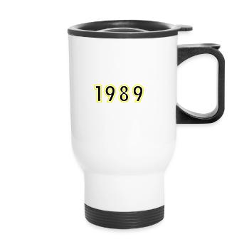 1989 Year Birthday - Thermal mug with handle - white - Front
