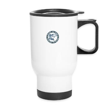 Born to fish 01 - Thermal mug with handle - white - Front