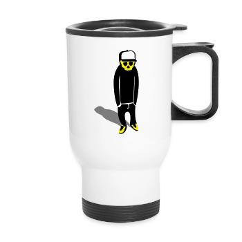 emo - Thermal mug with handle - white - Front