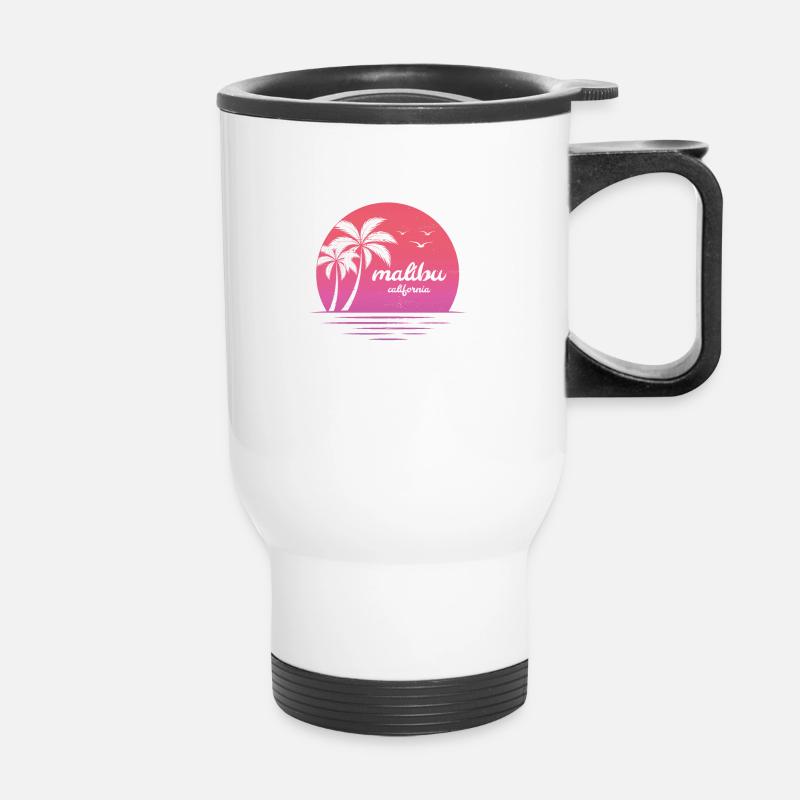 Malibu Co - Thermal mug with handle - white