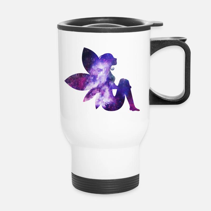 Fairy Galaxy - Thermal mug with handle - white
