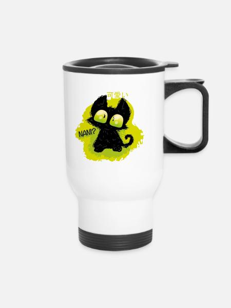 Kuromi - Thermobecher mit Tragegriff - Weiß