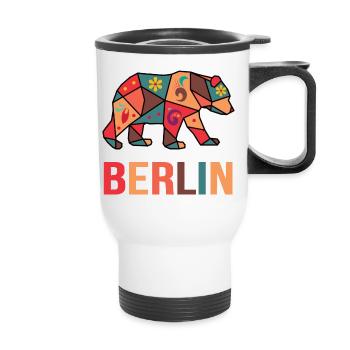 Hauptstad Berlin Great motif for Berliners - Thermal mug with handle - white - Front