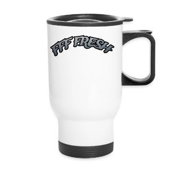 FFF FRESH - Thermal mug with handle - white - Front