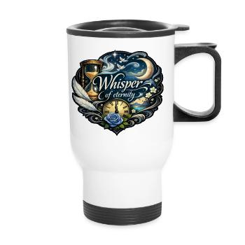 Murmure de l’éternité - Tasse isotherme avec poignée - blanc - Devant