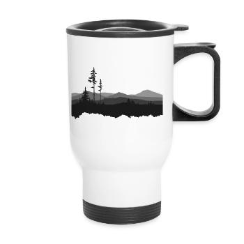 Freedom - Thermal mug with handle - white - Front