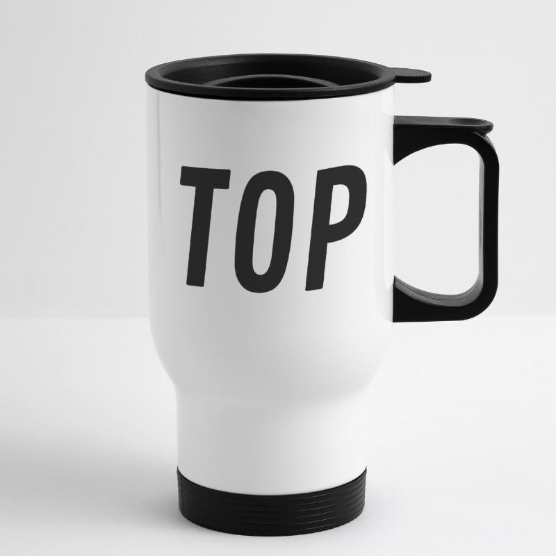 Top oder Bottom Thermobecher mit Tragegriff
