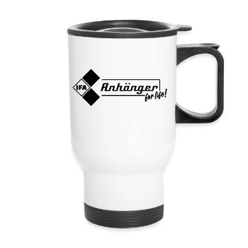 Remorques IFA pour la vie - Tasse isotherme avec poignée - blanc - Devant
