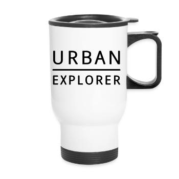 Urban Explorer - Thermobecher mit Tragegriff - Weiß - Vorne