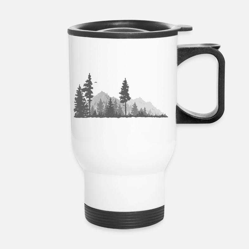 Nature - Tasse isotherme avec poignée - blanc
