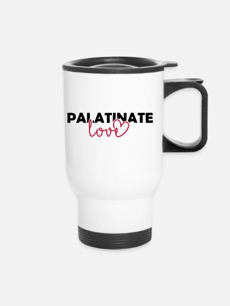 Palatinate Love - Thermobecher mit Tragegriff - Weiß