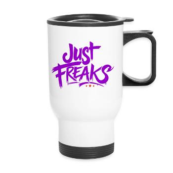 Just Freaks Pink Power Sport Fit - Just Freaks ® - Thermobecher mit Tragegriff - Weiß - Vorne
