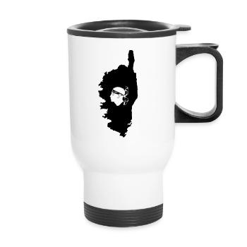 Corsica - Thermal mug with handle - white - Front