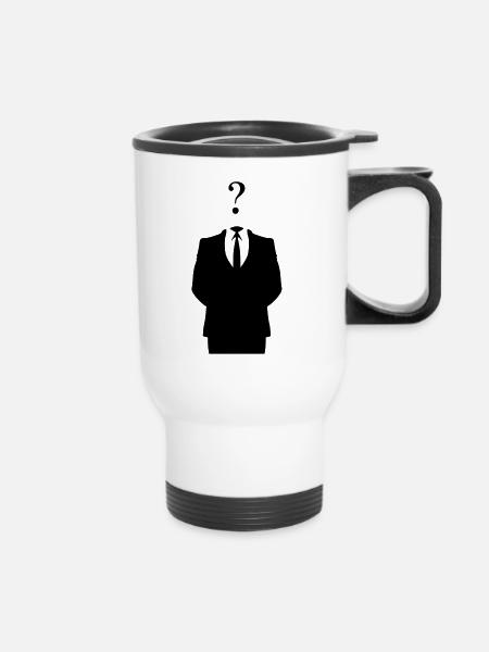 Anonymous - Thermobecher mit Tragegriff - Weiß