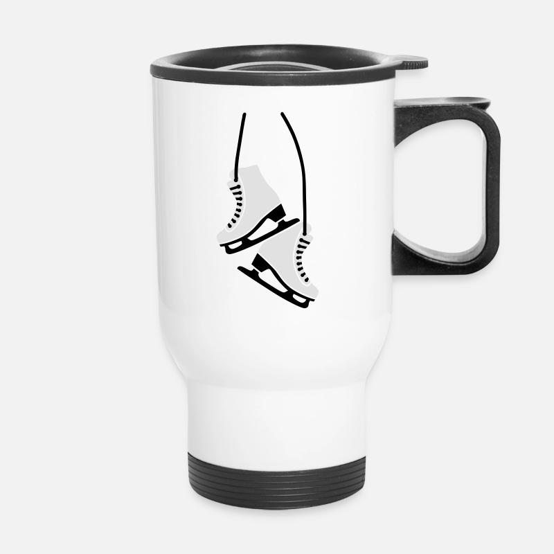 Patin - Tasse isotherme avec poignée - blanc