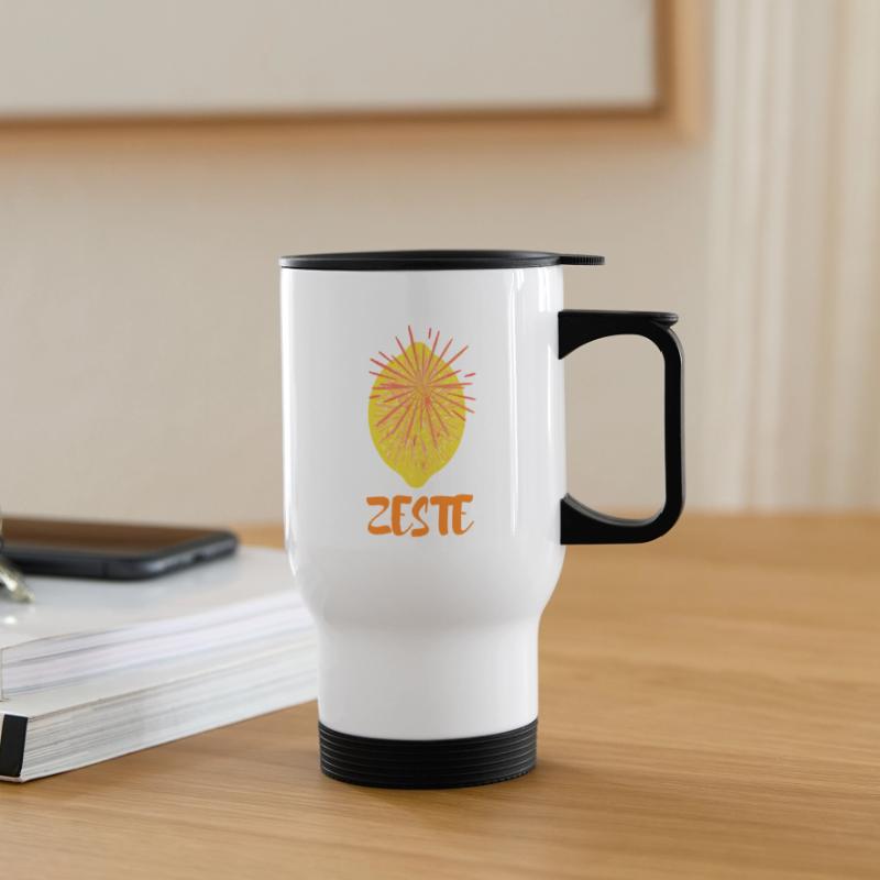 Power Source Thermal mug with handle