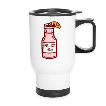Graduation ceremony Matura 2026 - Thermal mug with handle - white - Front