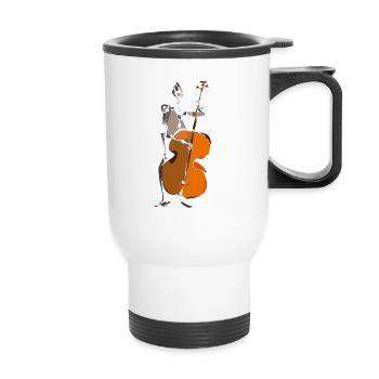 jazz - Thermosmok met draagring - wit - Voor