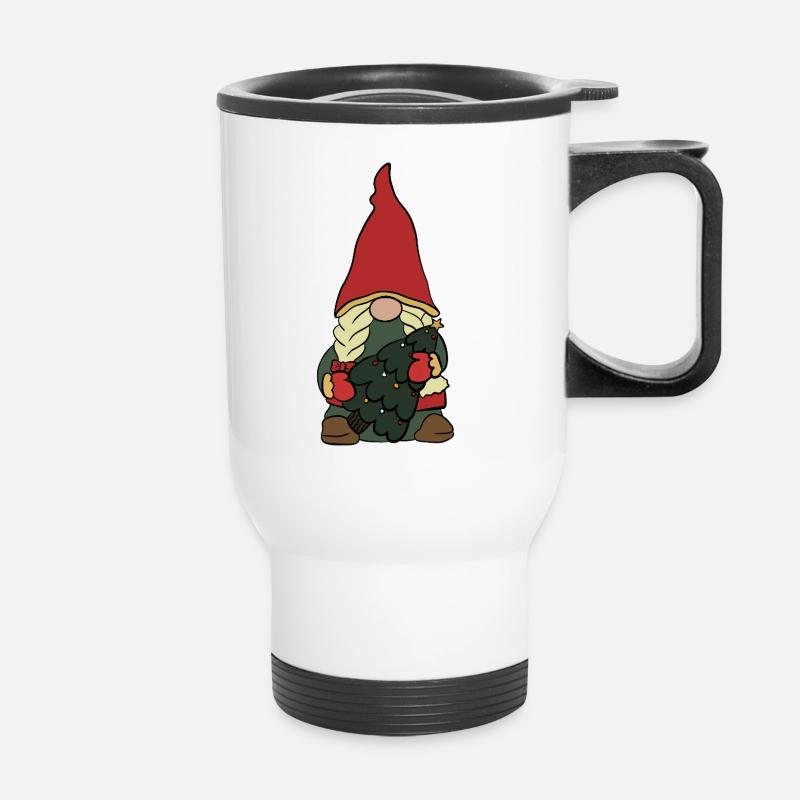 brownie - Thermal mug with handle - white