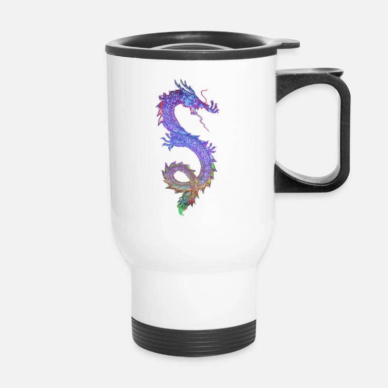 MAGIC DRAGON - Thermobecher mit Tragegriff - Weiß