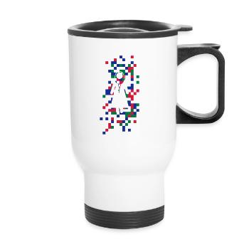 Nun monastery - Thermal mug with handle - white - Front