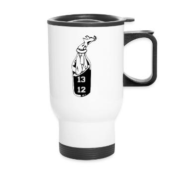 1312 Molotov cocktail - Thermal mug with handle - white - Front