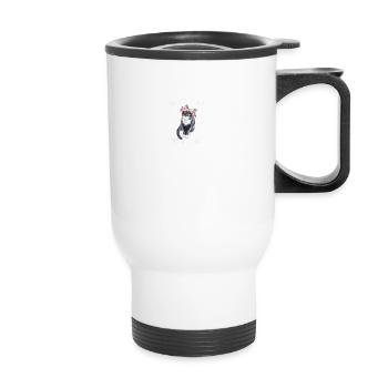 Mother's Day Cats Mom Mom Cat Mom - Thermal mug with handle - white - Front